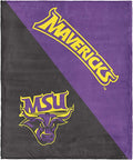 Northwest NCAA Silk Touch Throw Blanket, Ultra Soft Plush Polyester, Lightweight Warm Decorative Fan Gift, 46 x 60 in