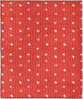 NORTHWEST Valentine's Day, Line Hearts, Silk Touch Throw Blanket 50 x 60 Inches