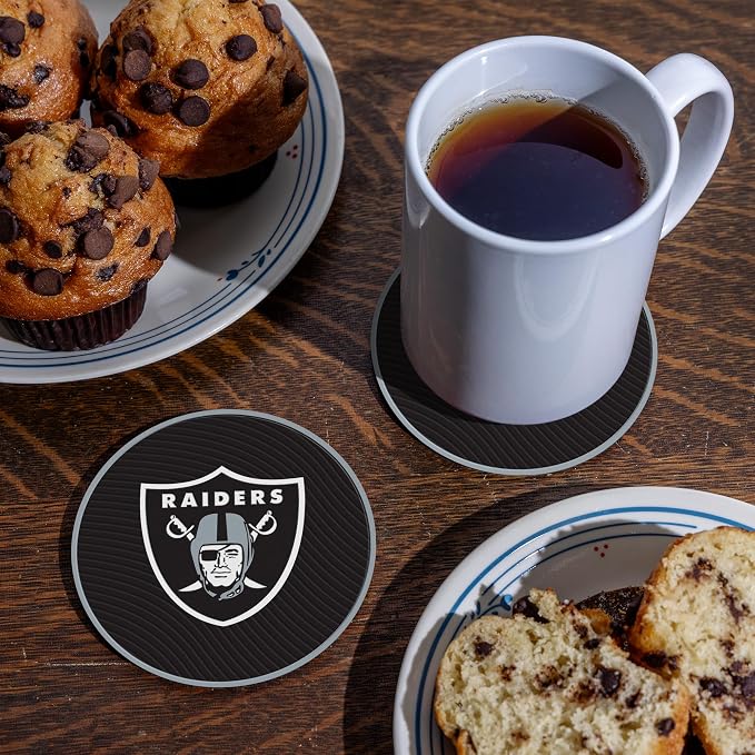Rico Industries NFL Football Classic Favorites: PVC Coaster Set (4-Pack)