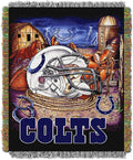Northwest NFL Woven Tapestry Wall Hanging, 48 x 60 Inches, Officially Licensed, Decorative Fringes