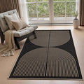 EDIMENS 3x5 Outdoor Rugs Easy Jute Porch Patio Rug Front Door Mat Entryway | Washable Non-Slip Geometric Rugs for Entryway Indoor Outdoor Farmhouse Rug Modern Carpet Area Rug for Living Room Kitchen