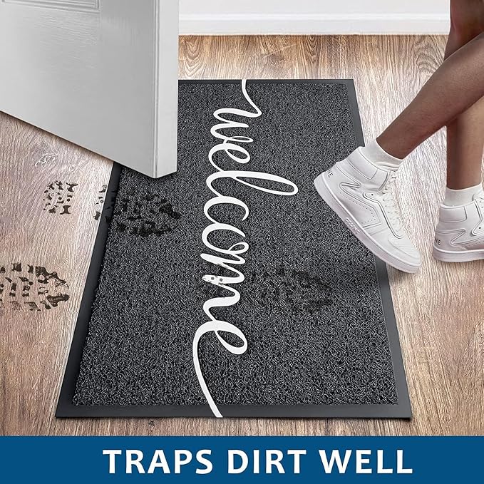 EARTHALL Funny Welcome Mats Outside/Inside 48"x32", Front Door Mat Outdoor Entrance, Indoor Outdoor Mats for Home Entrance, Funny Doormat Outside/Inside Entry, Front Porch Decor for Farmhouse