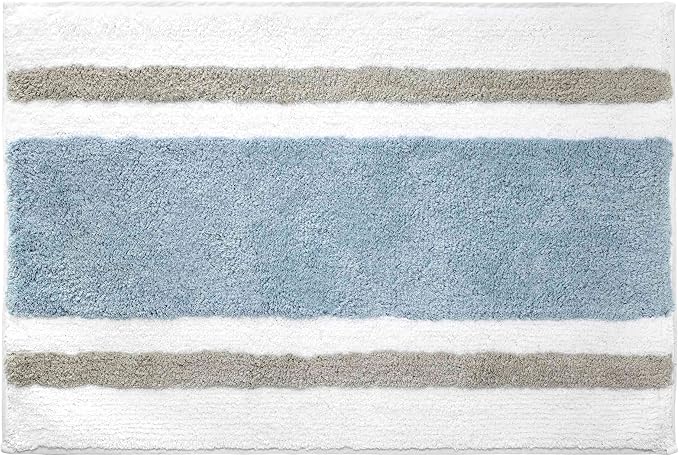 Izod - Bathroom Rug 20x32, Soft, Non-Slip & Absorbent Cotton | Soft & Absorbent Cotton, Non-Slip Backing, Plush Comfort, Machine Washable, Everyday Bathroom Use