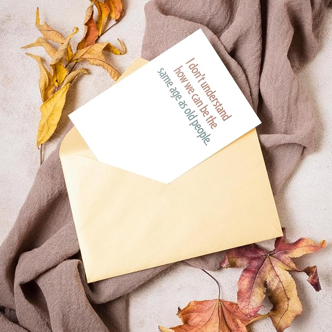 Funny Birthday Card - Husband Wife Greeting Gift Card With Envelope For Men And Women, Blank Inside, Made In USA, 4.25 X 5.5 inches (How People Can Be ...)