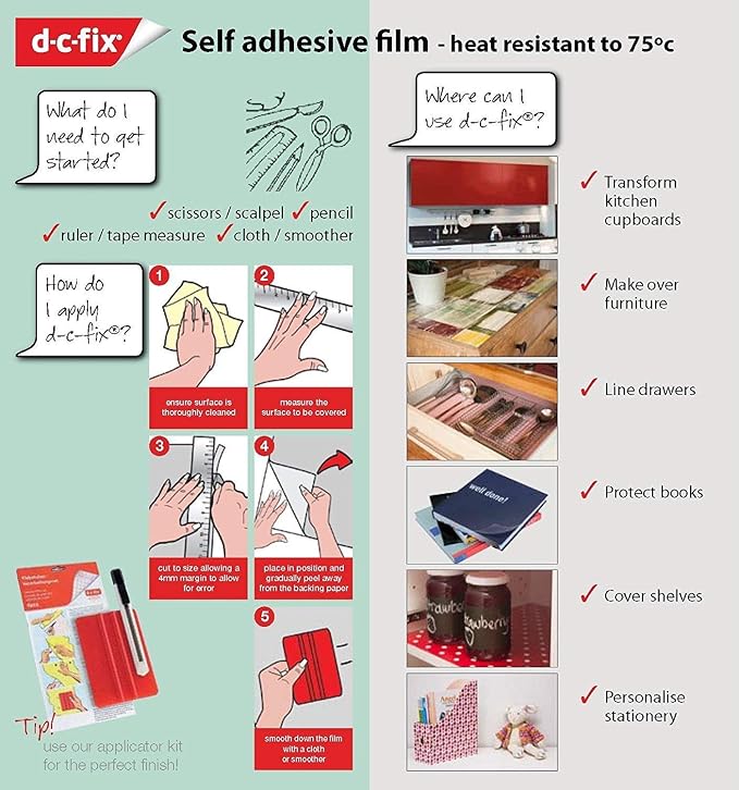 d-c-fix 346-0644-3PK Decorative Self-Adhesive Film, Beach Wood, 17" x 78" Roll, 3-Pack