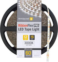 Armacost Lighting RibbonFlex Pro 12V White LED Strip Lights 60 LED/m, 3000K, 16.4 ft, 142230