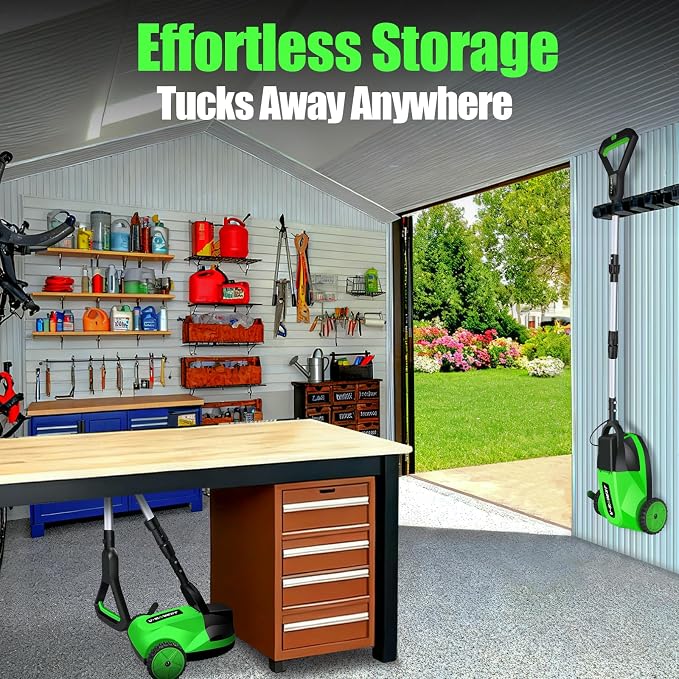 Small Electric Lawn Mower, Mini Cordless Lawn Mower with 2x4.0Ah Batteries | Lightweight Lawn Mower with Brushless Motor, 3 Cutting Heights, Ideal for Small Lawns, Tight Spaces, Patios & Lawn Care