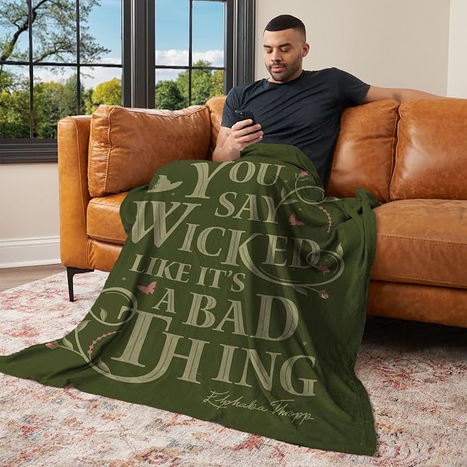 Northwest Wicked Say Wicked Silk Touch Throw Blanket 60x80 inches