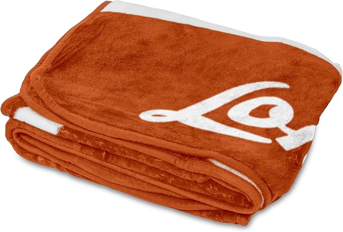Logo Brands NCAA Raschel Throw Blanket – 50 x 60 Soft Fleece Blanket, Officially Licensed Collegiate Design, Cozy Throw for Tailgating, Game Day, & Home Décor