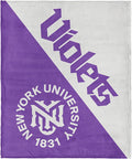 Northwest NCAA Silk Touch Throw Blanket, Ultra Soft Plush Polyester, Lightweight Warm Decorative Fan Gift, 46 x 60 in