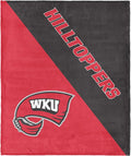 Northwest NCAA Silk Touch Throw Blanket, Ultra Soft Plush Polyester, Lightweight Warm Decorative Fan Gift, 46 x 60 in