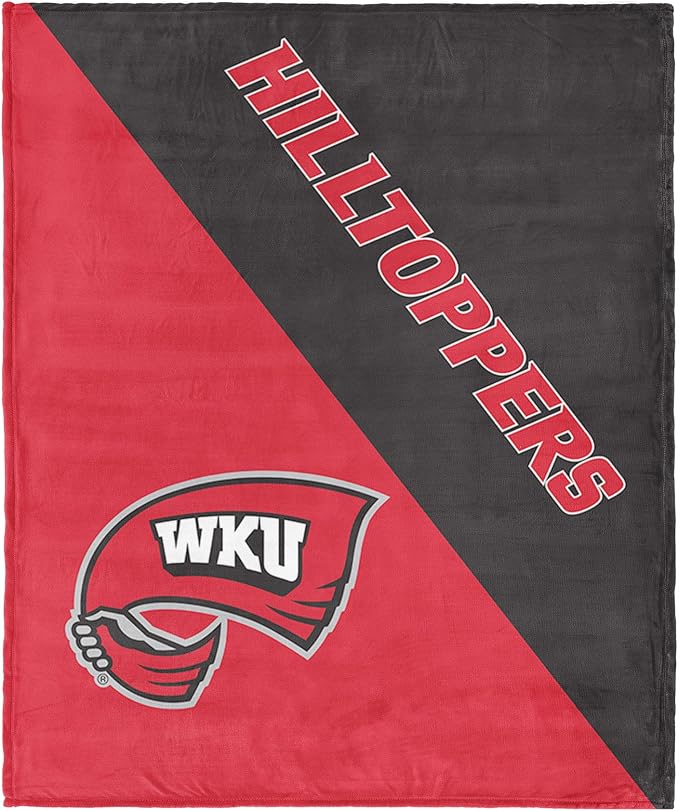 Northwest NCAA Silk Touch Throw Blanket, Ultra Soft Plush Polyester, Lightweight Warm Decorative Fan Gift, 46 x 60 in