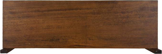 Kate and Laurel Meridien Mid-Century Wall Shelves, 24" x 8" x 24", Walnut, Transitional Wall Decor and Storage
