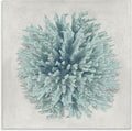 Stupell Industries Coral Ball Blue Sea Beach, 24 x 24 Inch Canvas Wall Art | Stupell Industries | 24 x 24 Inches, Easy to Hang and Sturdy, Made in USA, by Caroline Kelly