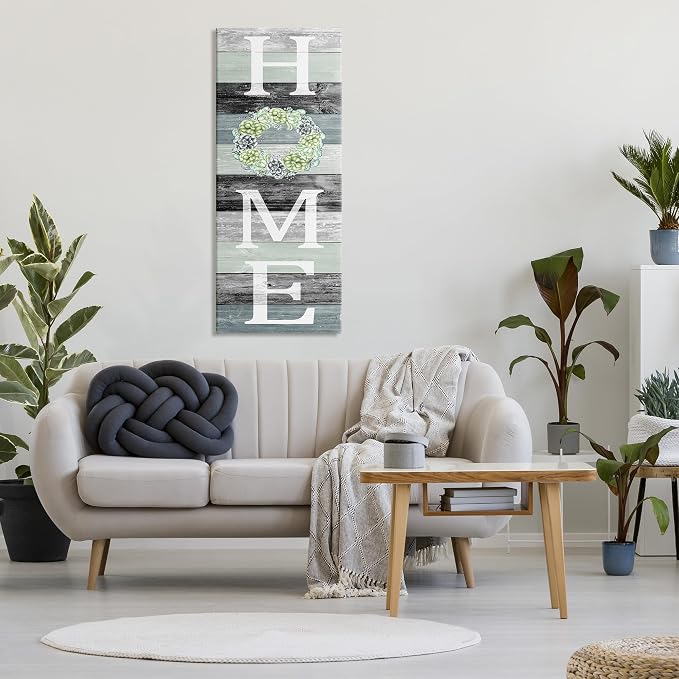Stupell Industries 'Welcome Home Succulent Accent'| Canvas Art