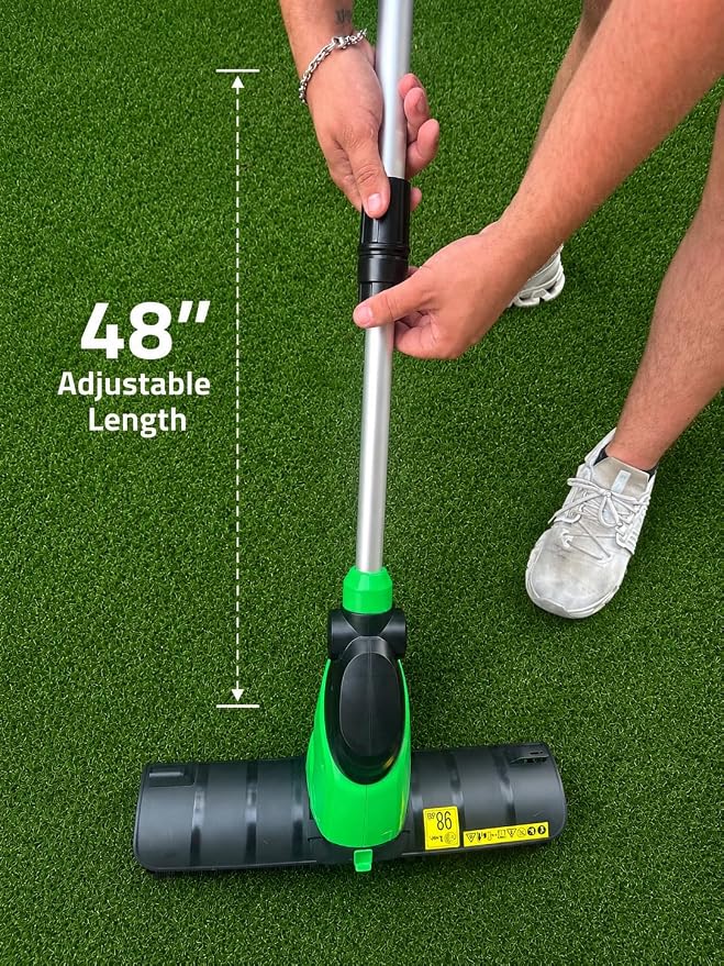 Fiber Lift Pro™ Cordless Artificial Turf Brush | 20V Power Sweeper for Lifting Turf Fibers, Removing Debris & Rejuvenating Grass