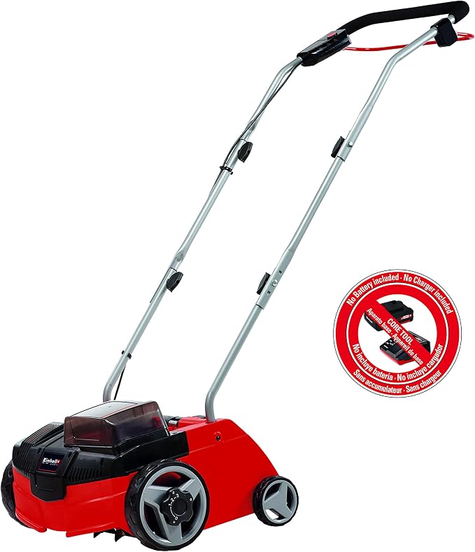Einhell GC-SC Power-X-Change 36-Volt Cordless 12-Inch Scarifier and Dethatcher, Tool Only (Battery and Charger Not Included)