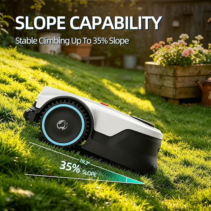 Lawn Mower, Suitable for Wireless RTK Lawn mowers on 0.2-0.75 Acres, Dw1500/Dw3000- White Shell