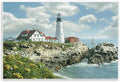 Stupell Industries 'Portland Lighthouse Peninsula Scene', Wall Plaque Art, 15 x 10 Inches, Easy to Hang and Sturdy, Made in USA, by Alan Giana & Company | Stupell Industries | 15 x 10 Inches, Easy to Hang and Sturdy, Made in USA, by Alan Giana & Company