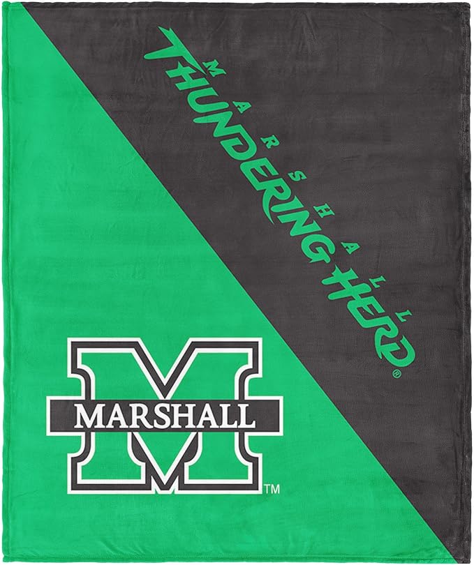 Northwest NCAA Silk Touch Throw Blanket, Ultra Soft Plush Polyester, Lightweight Warm Decorative Fan Gift, 46 x 60 in
