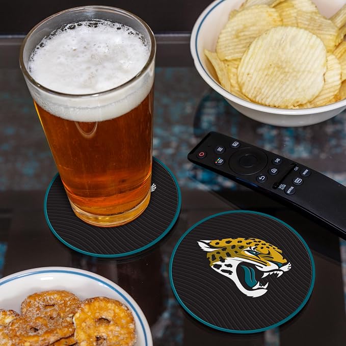 Rico Industries NFL Football Classic Favorites: PVC Coaster Set (4-Pack)