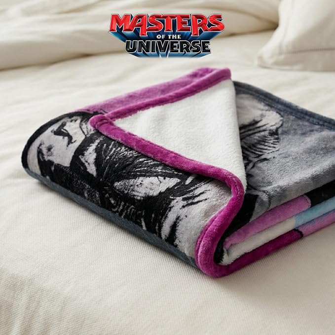 Masters of the Universe Movie Skeletor Throw 60" x 46", Soft Cozy Plush Blanket for Couch, Bed & Travel, Collectible Gift (Officially Licensed Product) by Franco