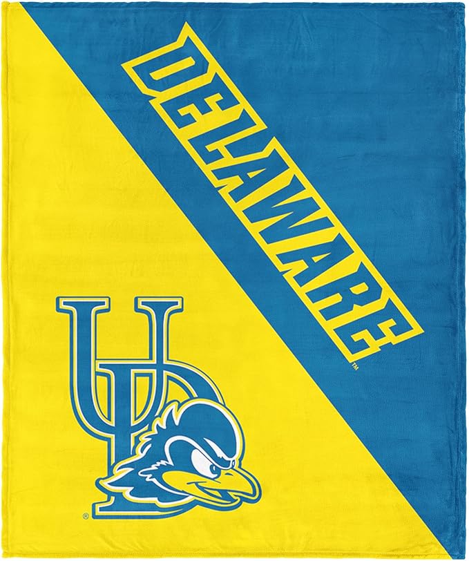 Northwest NCAA Silk Touch Throw Blanket, Ultra Soft Plush Polyester, Lightweight Warm Decorative Fan Gift, 46 x 60 in