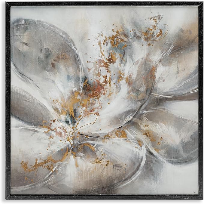 Abstract Floral Bloom Gallery, 24 x 24 Inch Framed Giclée Print | Stupell Industries · By K. Nari · Ready to hang · Made in USA