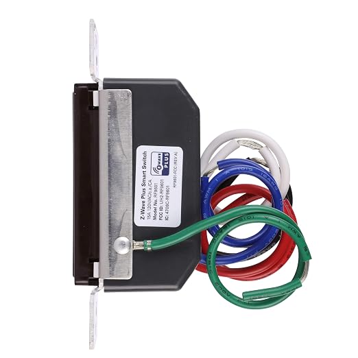 Eaton Z-Wave Plus RF9601DB Wireless Switch, Single Pole, 3-Way, Brown