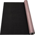 Grefinity Marine Carpet,5 FT x 15 FT Black Indoor Outdoor Carpet 0.2" Thick Boat Rug with Water-Proof TPE Backing for Home, Patio, Porch, Deck