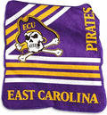 Logo Brands NCAA Raschel Throw Blanket – 50 x 60 Soft Fleece Blanket, Officially Licensed Collegiate Design, Cozy Throw for Tailgating, Game Day, & Home Décor