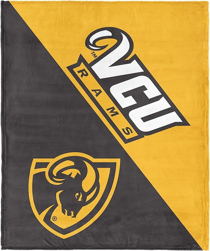 Northwest NCAA Silk Touch Throw Blanket, Ultra Soft Plush Polyester, Lightweight Warm Decorative Fan Gift, 46 x 60 in