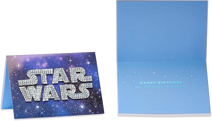 Papyrus Star Wars Birthday Card Assortment, BB-8 and Yoda (3-Count)
