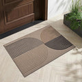GarveeHome Rainbow Easy Jute Rug 2x3 Entryway Rug Indoor Outdoor Front Door Mat Neutral Non Slip Non Shedding Washable Farmhouse Kitchen Mat