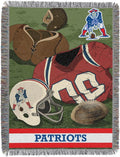 Northwest NFL Woven Tapestry Wall Hanging, 48 x 60 Inches, Officially Licensed, Decorative Fringes