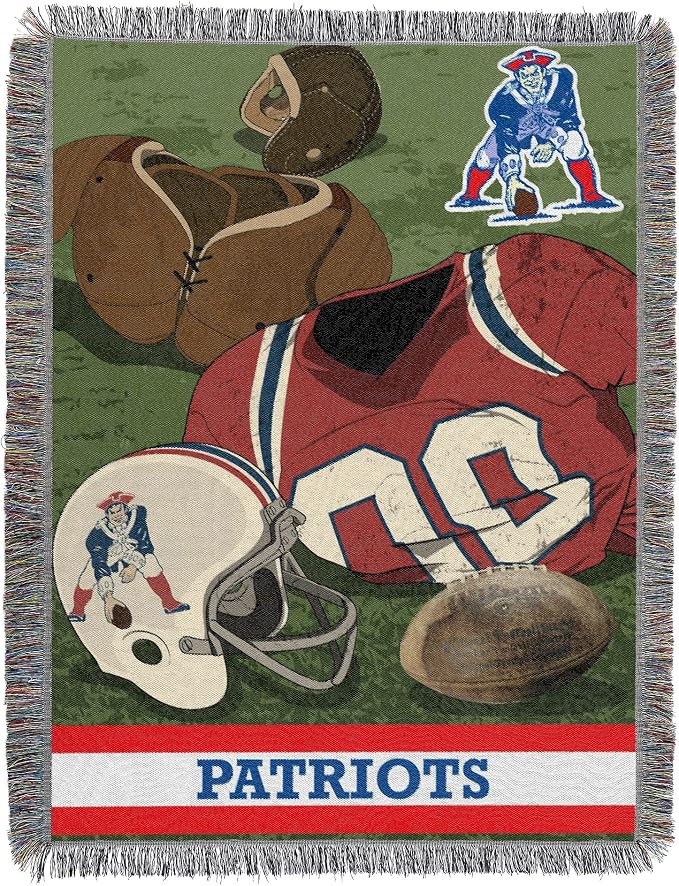 Northwest NFL Woven Tapestry Wall Hanging, 48 x 60 Inches, Officially Licensed, Decorative Fringes