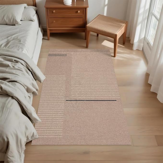 Non-Slip Jute Rug for Entryway: 3x5 Outdoor Mat - Beige Woven | Safe Walking for Family All Day and Help with Cutting Slip Falls by 70%