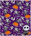 Northwest Nightmare Before Christmas Silk Touch with Hugger, Jack Smackdown, 50 x 40 inches