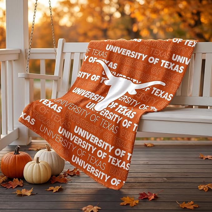 Logo Brands NCAA Classic Fleece Throw Blanket -50” x 60” Ultra-Soft Game Day Blanket with Bold Team Colors & Logo – Cozy College Team Bedding for Fans & Alumni