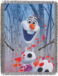 Northwest Frozen Woven Tapestry Throw Blanket, 48" x 60", In The Leaves