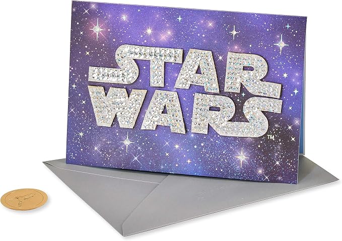 Papyrus Star Wars Birthday Card (May the Force Be With You)