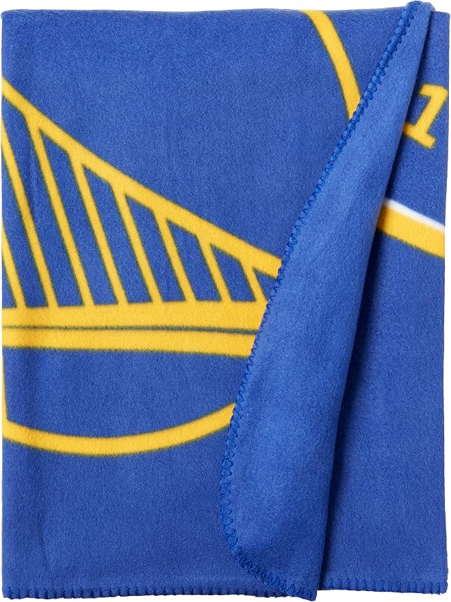 Northwest NBA Golden State Warriors Unisex-Adult Fleece Throw Blanket, 50" x 60", Campaign
