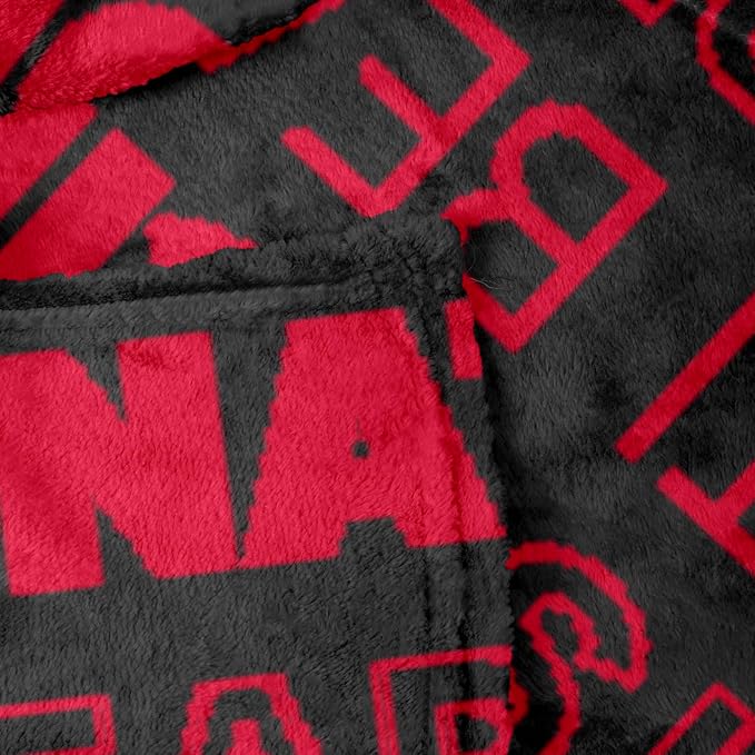 Logo Brands NCAA Classic Fleece Throw Blanket -50” x 60” Ultra-Soft Game Day Blanket with Bold Team Colors & Logo – Cozy College Team Bedding for Fans & Alumni