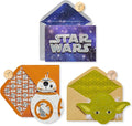 Papyrus Star Wars Birthday Card Assortment, BB-8 and Yoda (3-Count)