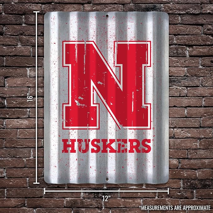 Rico Industries NCAA 12" X 16" Tin Metal Roof Sign
