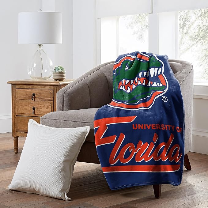 Northwest NCAA Unisex-Adult Raschel Throw Blanket