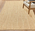 Chardin home Hand Woven Natural Jute Braided Area Rug – 9x12 Feet Rectangle | Vintage Boho Reversible Rug for Living Room, Bedroom, Dining Area, Entryway | Farmhouse Natural Fiber Floor Covering