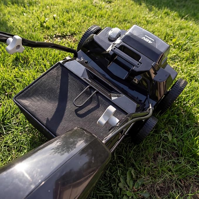 Sun Joe Cordless Scarifier & Dethatcher w/ 5 Depth Positions, 24V-X2-DTS15 | 600W Brushless Motor, 15-Inch Cutting Width - Heavy-Duty Yard Trimmer, Lawn Maintenance