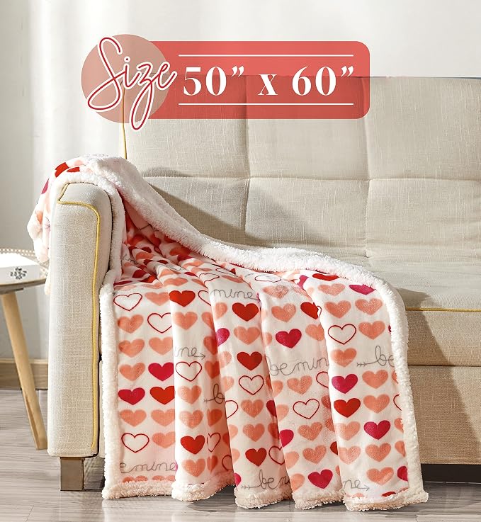 Elegant Comfort Reversible, Printed Sherpa Throw Blanket, All-Season Blanket- Super Soft, Cozy and Plush- Decorative Throw, Perfect for Lounging, 50 x 60 inches, Isabella Sherpa Throw Blanket
