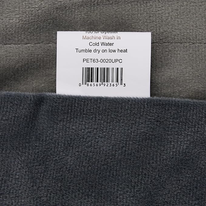 Friends Forever Dog Bed Blanket, Pets Blankets for Couch Sofa Protection | Durable Reversible Pet Hair Resistant Blanket for Dogs Cats Bed Kennel Crate Car Seat - Soft Velvet, Warm Fleece, 53" x 42"